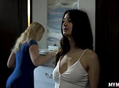 hey, watch london river and eliza ibarra in steamy lesbian action!