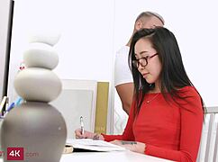 slender asian li loo gets wild fuck from metrosexual