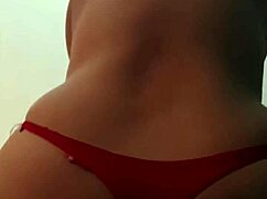 naughty brunette buys lingerie to seduce boyfriend but fucks friend in motel