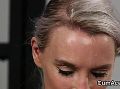 Wacky Honey Gets Cumshot On Face Swallowing Love Juice