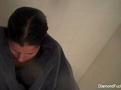 Diamond Kitty's Naughty Shower Masturbation With Big Tits!