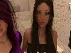 3D Anime Teens Jamie And Shauna Display Big Tits And Ass With Butt Plugs