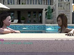 A wife and stepmother play game