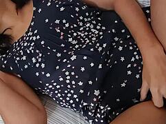 beautiful argentinian babe talks on phone during office encounter