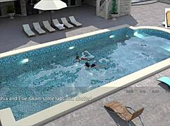 A wife and stepmother play game