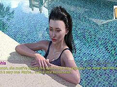 A wife and stepmother play game