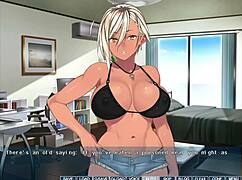 kanobitch becomes a slut through teasing games in anime