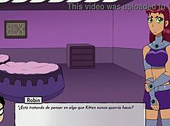 Kitten Breaks Starfire's Ass Anal