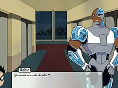 Kitten Breaks Starfire's Ass Anal