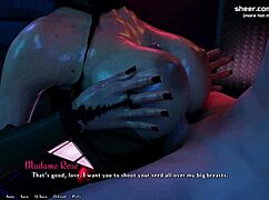 Huge tits pawg milf step mom gets hairy pussy creampied by young cock.