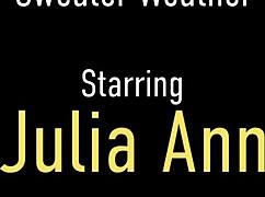 Hot Milf Julia Ann Fingers Her Clit While Squeezing Big Boobs