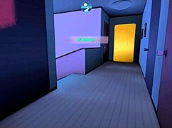 Summer hentai game features licking step sister's pussy on camera