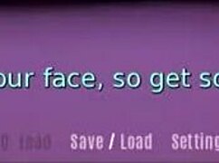 Summer hentai game features licking step sister's pussy on camera