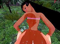 Chel gets fucked naked in El Dorado 3 anime