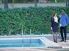 clea gaultier, the hot blogger, gets anal by bbc in lingerie