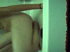 my big tits girlfriend masturbates in the shower with a bottle. isn't she hot?