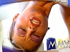 Blonde Harlot Feels Intense Pleasure Taking Cock In Bath