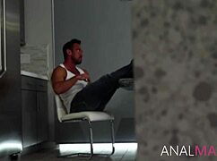 cheating cougar kenzie taylor does hardcore ass to mouth in kitchen