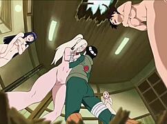 Raw anime action in the best unreleased hentai clip