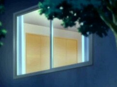 Detailed hentai anime scene featuring a trio of characters in explicit sexual acts