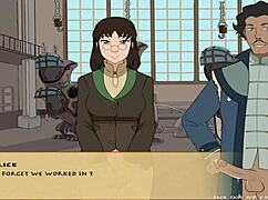 zhu li gets intimate in four elements trainer