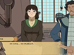 zhu li gets intimate in four elements trainer