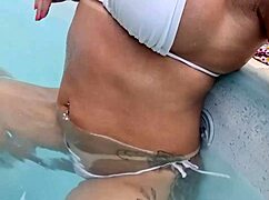 he got me so turned on by the pool, couldn’t resist!