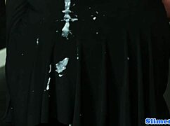 Glam Dyke Licks Pussy While Drenched in Sticky Cum