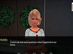 in my new family, the brunette milf gives a handjob to the redhead amateur while playing a game with monster cocks