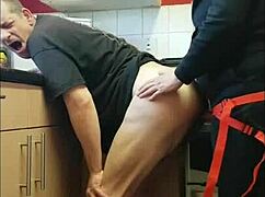 bisexual guy lets you fuck his ass hard in the garage