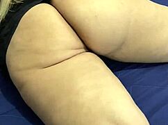 Mature Latina Housewife's Juicy Pussy Lips Groped After Spying in Dorm