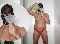 Ever tried pee drinking? This extreme kinky man gets off on peeing pleasure