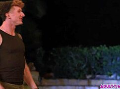 this black hunk takes the redhead twink's virginity with deepthroat and anal rimming