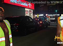 dickhddaily and devin passionately drill ebony pipes, feeling the intense pleasure.