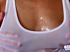 i watchd flat asian masturbatin