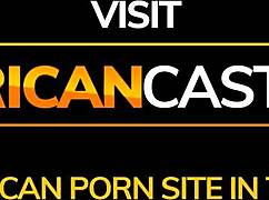 Skinny African Tries Deepthroat