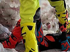 Motocross Gay Boots Tread Action