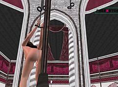 Cute Solo Girl's Tamil Sex Story in Animation