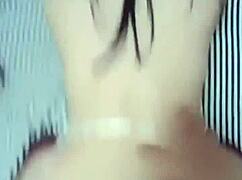 Beautiful woman begs for big cock insertion in perfect sex