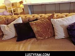 Lustyfam - hot cute stepsis chloe cherry and gwen vicious fucked by horny stepbrother