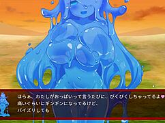 i battled a slime succubus in this hentai game