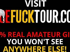 Big Tits Latina on Her Back Deepthroating Blessed with Cum