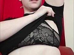 femdom wife delivers harsh humiliation in a sexting session at home