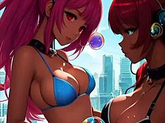 transfer of style in bizarre anime hentai crossdressing