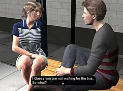 i'm matt, playing with the bus stop girl. we do body shots and have hot pussy sex.