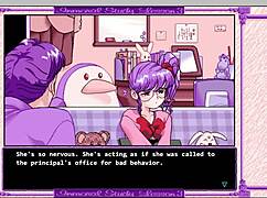 Immoral Study 3 Retro Visual Novel Gameplay