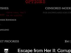 Escape from her corruption with bound feet tickling 😈