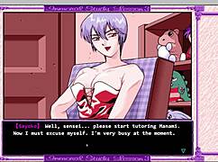 Immoral Study 3 Retro Visual Novel Gameplay