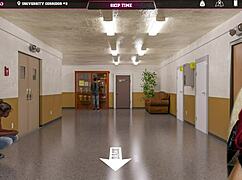 Horny student indulges in classroom self-pleasure