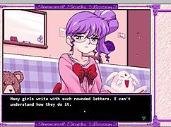 Immoral Study 3 Retro Visual Novel Gameplay